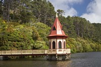 New Zealand, North Island, Karori Wildlife, Tower Fine Art Print