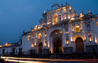 Cathedral in Square, Antigua, Guatemala Fine Art Print