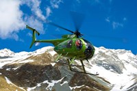 New Zealand, Arrowsmith Range, Helicopter by Fredrik Norrsell - various sizes, FulcrumGallery.com brand