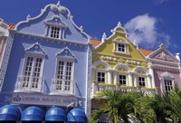 Dutch Gabled Architecture, Oranjestad, Aruba, Caribbean Fine Art Print