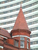 Buildings, Christchurch, New Zealand Fine Art Print