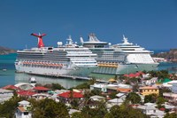 Antigua, St Johns, Heritage Quay, Cruise ship area by Walter Bibikow - various sizes - $36.49