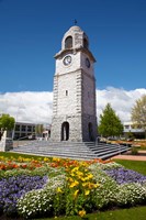 Memorial Clock Tower, Seymour Square, Marlborough, South Island, New Zealand (vertical) Fine Art Print