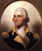 George Washington (digitally restored) Framed Print