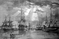 US Naval Ships during the Civil War Fine Art Print