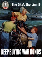 Keep Buying War Bonds Fine Art Print