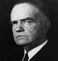 Naval officer William Frederick Halsey, Jr Fine Art Print