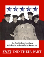 Sullivan Brothers - They Did Their Part Fine Art Print
