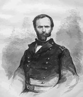 Civil War General William Tecumseh Sherman Fine Art Print
