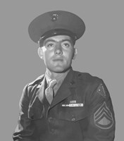 Gunnery Sergeant John Basilone Fine Art Print