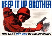 Keep It Up, Brother Fine Art Print