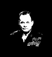Lieutenant General Lewis Burwell Chesty Puller in uniform Fine Art Print