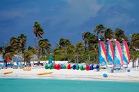 Watercraft Rentals at Castaway Cay, Bahamas, Caribbean Fine Art Print