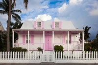 Bahamas, Eleuthera, Dunmore, Colonial-era house Fine Art Print