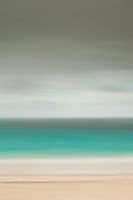 Bahamas, Eleuthera, Pink Sand Beach on a cloudy day Fine Art Print