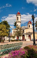 Beautiful Immaculate Conception Catholic Church in Cienfuegos, Cuba Fine Art Print