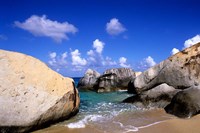 Boulders, Beach, Virgin Gorda, British Virgin Islands Fine Art Print
