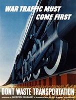 Don't Waste Transportation Fine Art Print