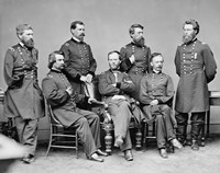 General Sherman and His Staff Fine Art Print