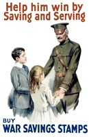 Help Him Win by Saving and Serving Fine Art Print