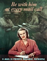 Be with Him at Every Mail Call Fine Art Print