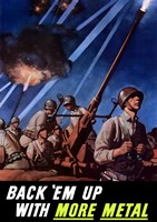 Back Em Up with More Metal Fine Art Print