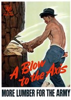 A Blow to the Axis Fine Art Print