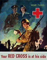 Red Cross War Fund Fine Art Print
