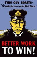 Better Work to Win Fine Art Print