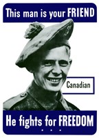 This Man is Your Friend - Canadian Fine Art Print