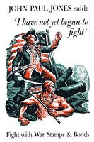 Fight With War Stamps and Bonds Fine Art Print