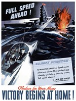 Victory Begins at Home Fine Art Print