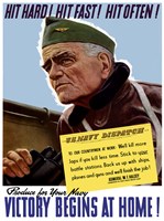 Hit Hard! Hit Fast! Hit Often! Fine Art Print