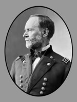 Union Civil War General William Tecumseh Sherman Fine Art Print