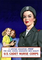 U.S. Cadet Nurse Corps Fine Art Print