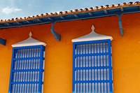Central America, Cuba, Trinidad Windows of Trinidad, Cuba Fine Art Print