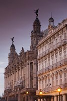 Cuba, Gran Teatro de la Habana, Hotel Inglaterra Fine Art Print