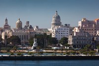 Cuba, Havana, Elevated City View Fine Art Print