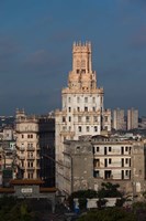 Cuba, Havana, Etecsa telecommunications building Fine Art Print