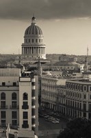 Cuba, Havana, Havana Vieja, Capitolio Nacional Fine Art Print