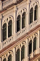 Cuba, Havana, Havana Vieja, Old Havana buildings Fine Art Print