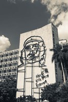 Cuba, Havana, Interior Ministry, Che Guevara Fine Art Print