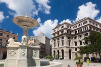 Cuba, Havana, Plaza de San Francisco de Asis Fine Art Print