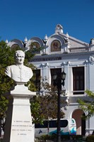 Cuba, Cienfuegos, Parque Jose Marti, Monument Fine Art Print