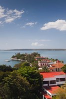 Cuba, Cienfuegos, Punta Gorda, elevated view Fine Art Print