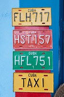 Cuba, Sancti Spiritus, Trinidad, souvenir license Fine Art Print