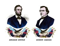 Campaign Poster of Abraham Lincoln and Andrew Johnson Fine Art Print