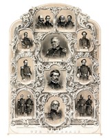 Primary Union Generals from 1862 Fine Art Print