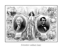 President Washingtons and Lincoln Fine Art Print