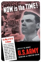 U.S. Army - Now is the Time! Fine Art Print